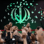 مراسم وداع با رهبر شهید انقلاب در جوار حسینیه امام خمینی(ره)